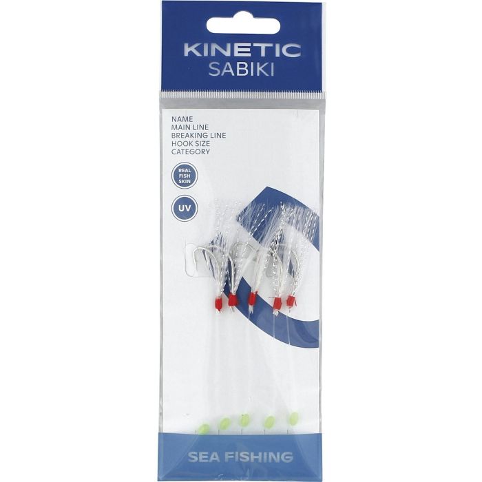 Kinetic Sabiki Nordic Mackerel Pearl Crystal Flash