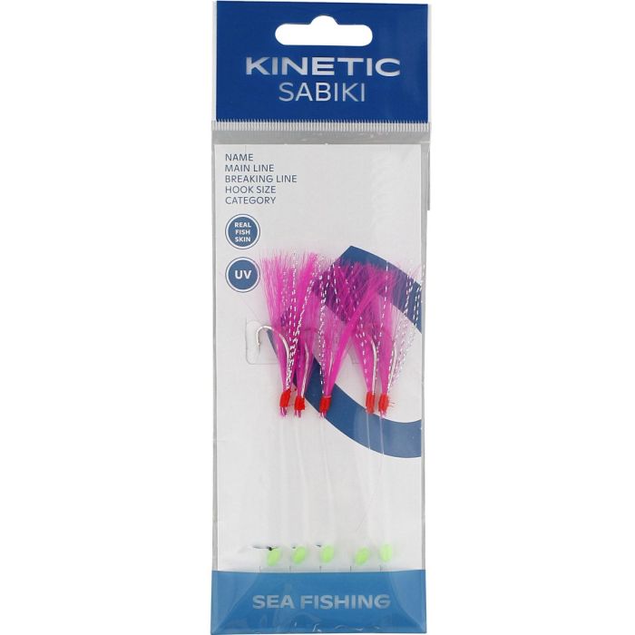 Kinetic Sabiki Nordic Mackerel Pink Crystal Flash