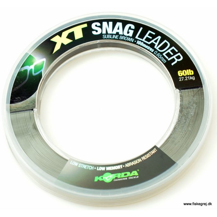 Korda Xt Snag Leader Subline Brown 60lbs