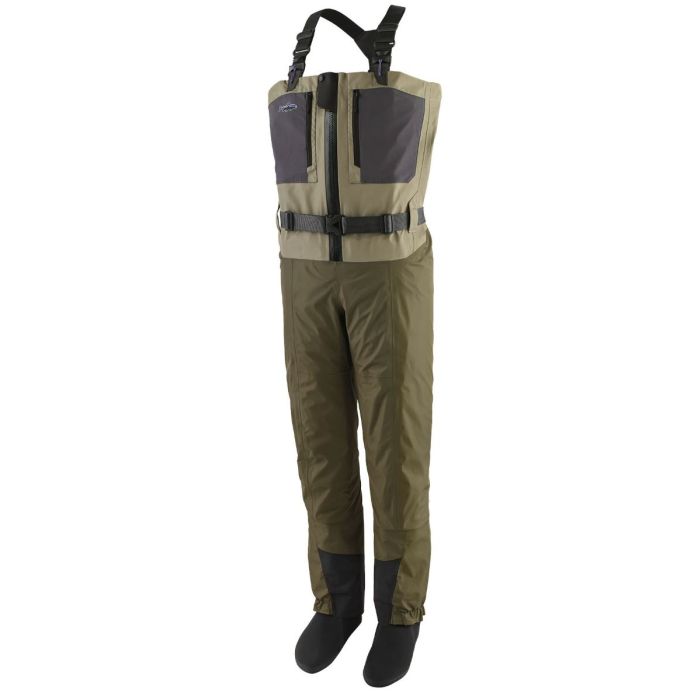 Patagonia Swiftcurrent Traverse Zip Waders River Rock Green