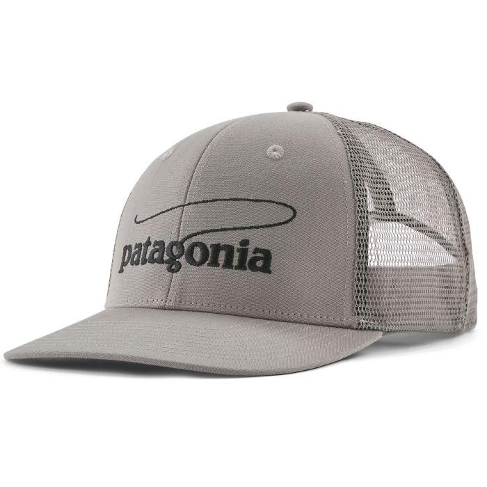 Patagonia Take   Stand Trucker Cap Casting Logo:forever Grey