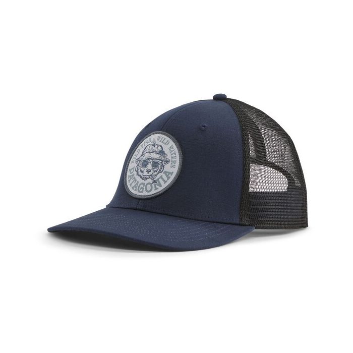 Patagonia Take   Stand Trucker Cap Wild Grizz:new Navy