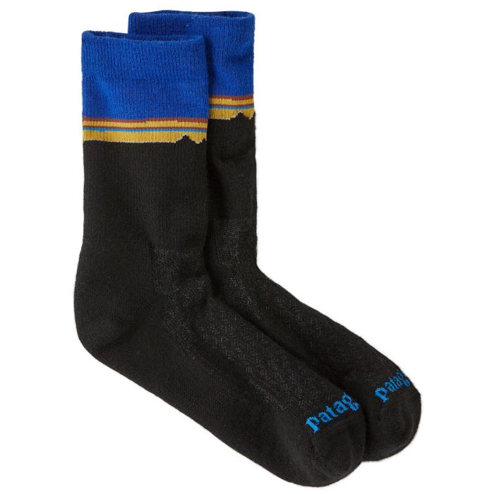 Patagonia Wool Crew Sock Classic Fitz Roy:viking Blue