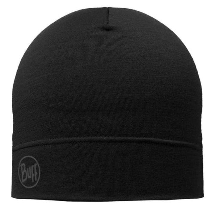 Buff Merino Lightweight Beanie Black