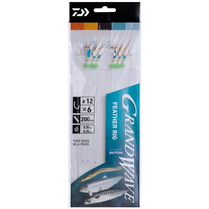 Daiwa Grand Wave Feather Rig Nr    Str  12  2pak