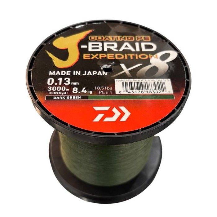 Daiwa  -braid Expedition X8 Dark Green 3000m