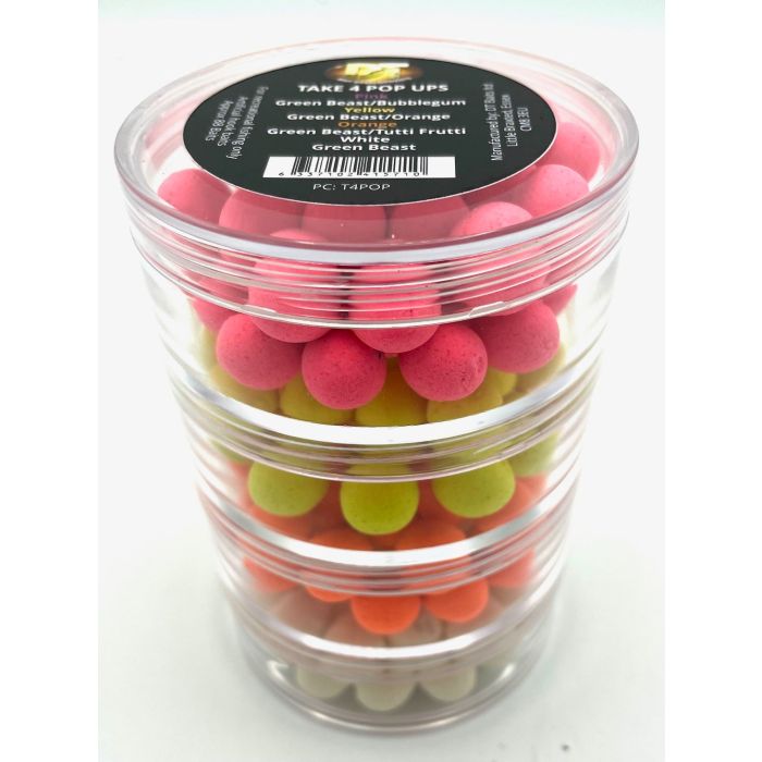 Dt Bait Cold Water Green Beast Popups 12mm 4pot