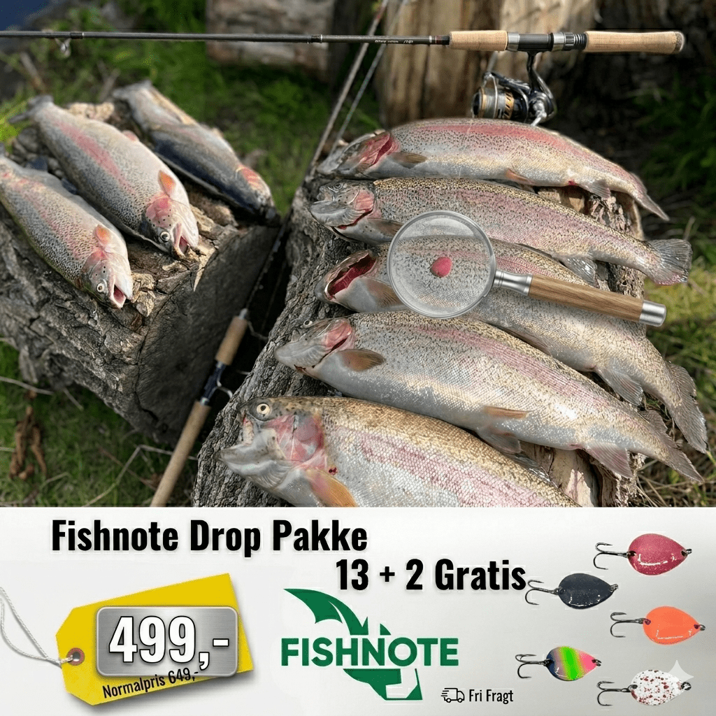 Fishnote Drop   8g 13-pack     Stk  Gratis Drop