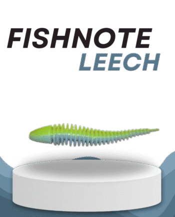 Fishnote Leech  Baby Blue   Chartreuse