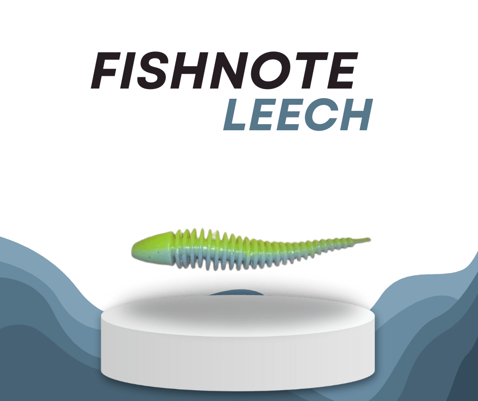 Fishnote Leech  Baby Blue   Chartreuse