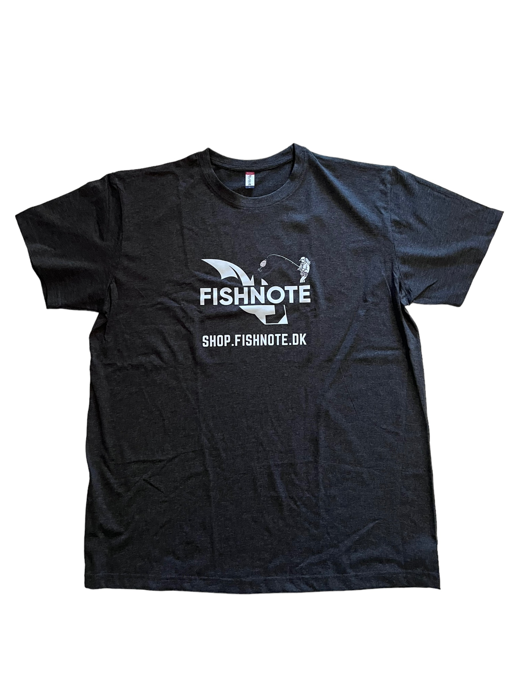 Fishnote  -shirt Mørkegrå