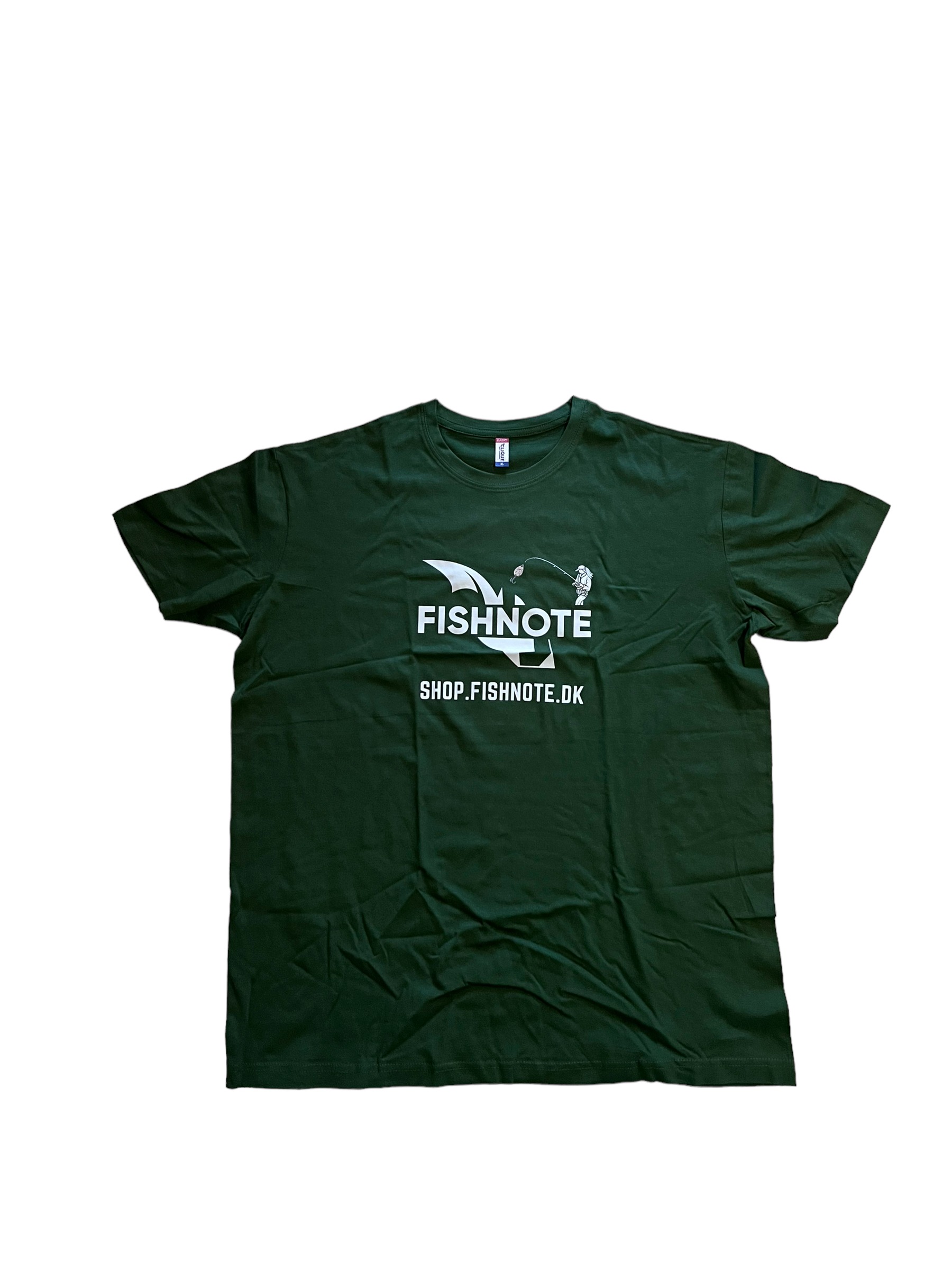 Fishnote  -shirt Mørkegrøn