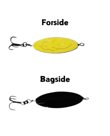 Fishnote Trout Lure Blink 7g Sort Gul