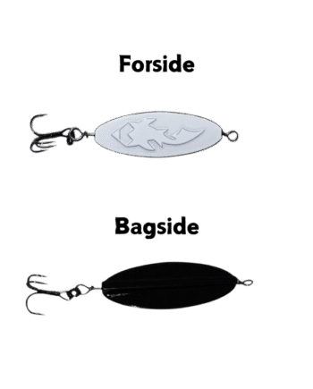 Fishnote Trout Lure Blink 7g Sort Hvid