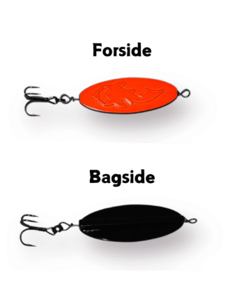 Fishnote Trout Lure Blink 7g Sort Orange