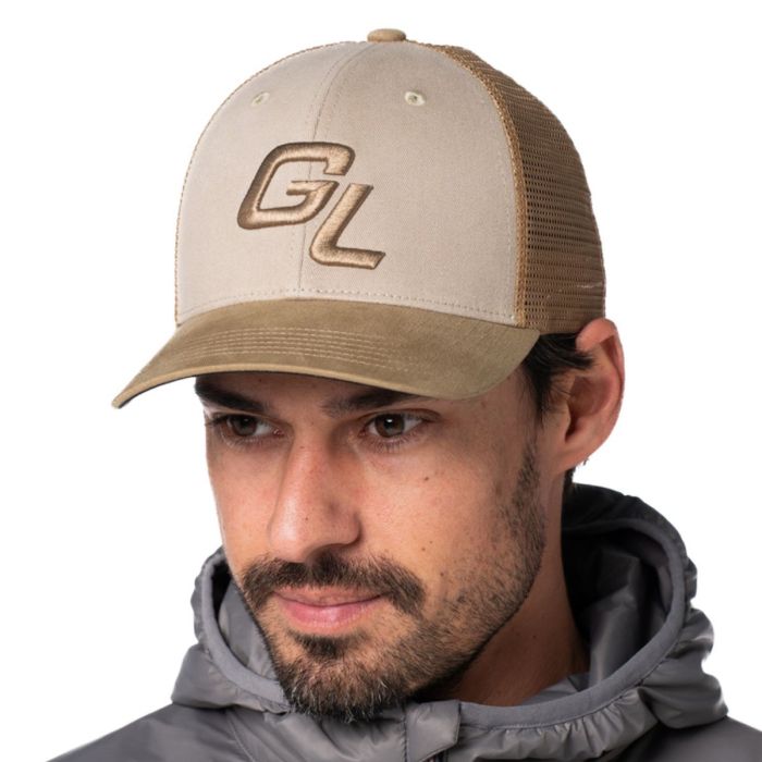 Guideline Mesh Trucker Cap Vintage Khaki