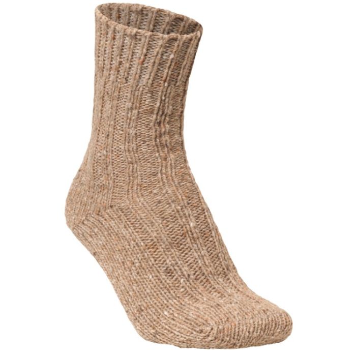Mjm Calzini Socks Rib Soft 581 32 Wool Mix Beige