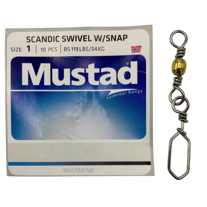 Mustad Scandic Swivel   Snap