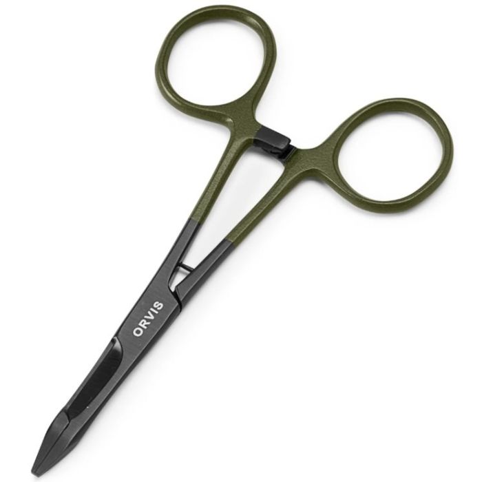 Orvis Flow Scissor Forceps Black Olive