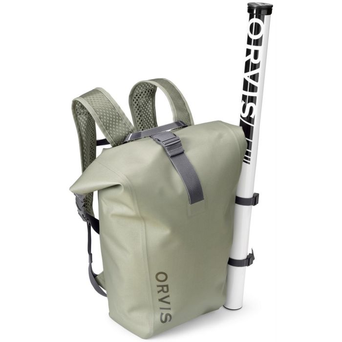 Orvis Pro Waterproof Backpack Roll Top Cloudburst