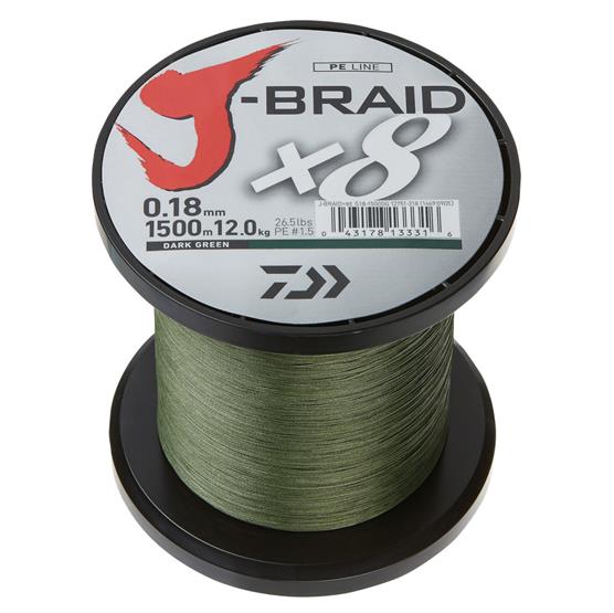 Påspoling Fletline Daiwa  -braid X8