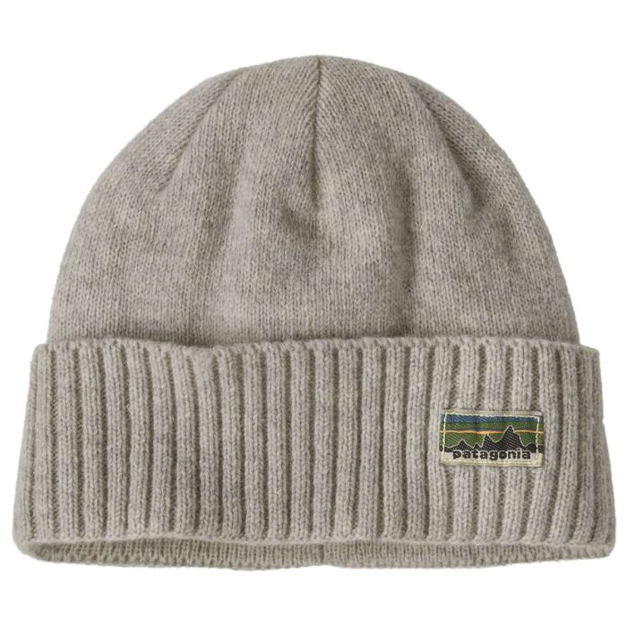 Patagonia Brodeo Beanie Og Legacy Label:crisp Grey
