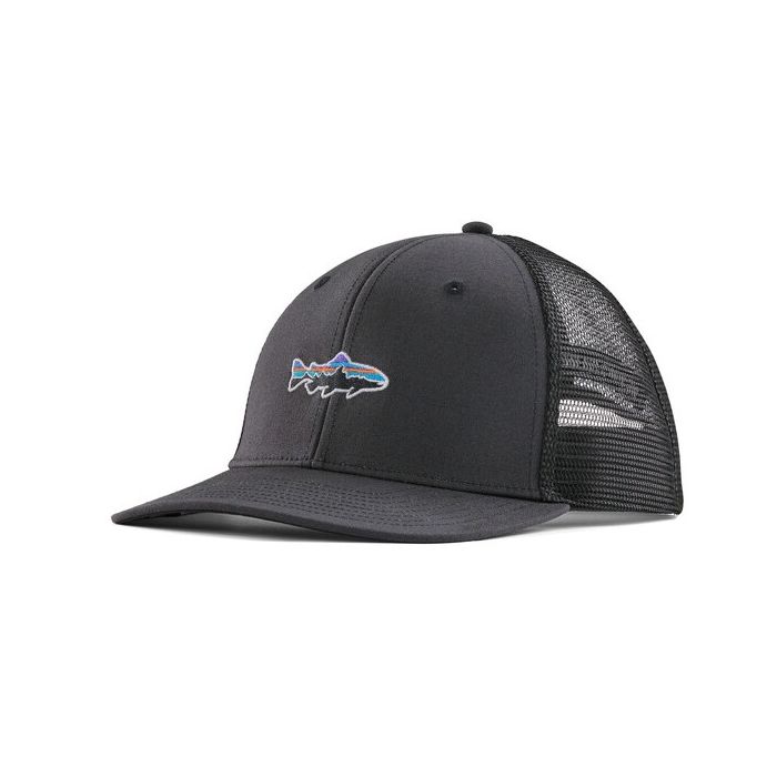 Patagonia Stand Up Trout Trucker Cap Ink Black