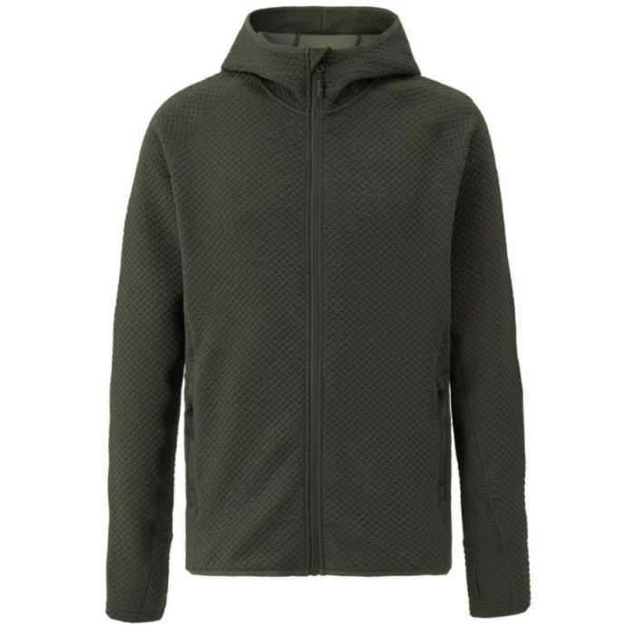 Pinewood Everyday Travel Full Zip Sweater   Green Melange