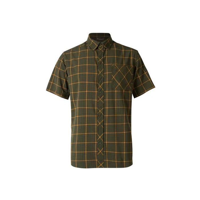 Pinewood Outdoor Ss Skjorte Green