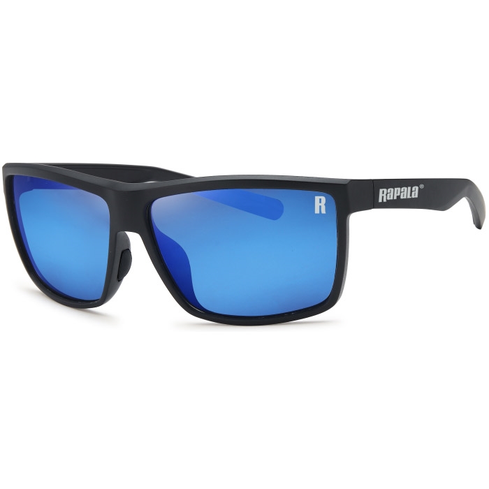 Rapala Rockfish Matte Black Blue Mirror Fiskebrille Fiskebriller