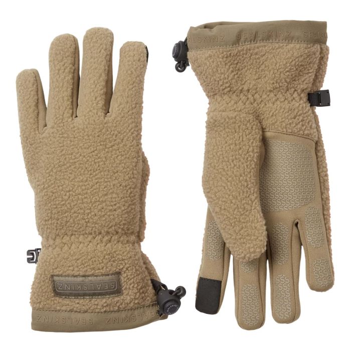 Sealskinz Hoveton Wp Sherpa Fleece Handske Brown