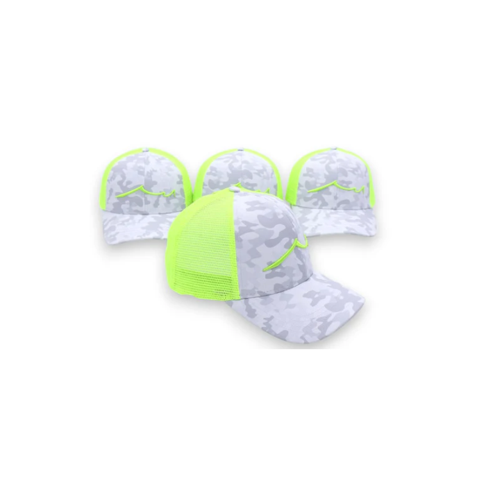 Searun Trucker Cap Grey Chartreuse