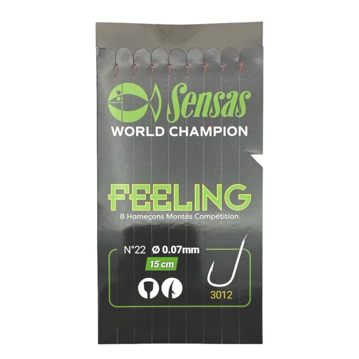 Sensas Feeling Hook To Nylon Str  22