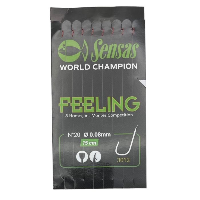 Sensas Feeling Hook To Nylon Str  20
