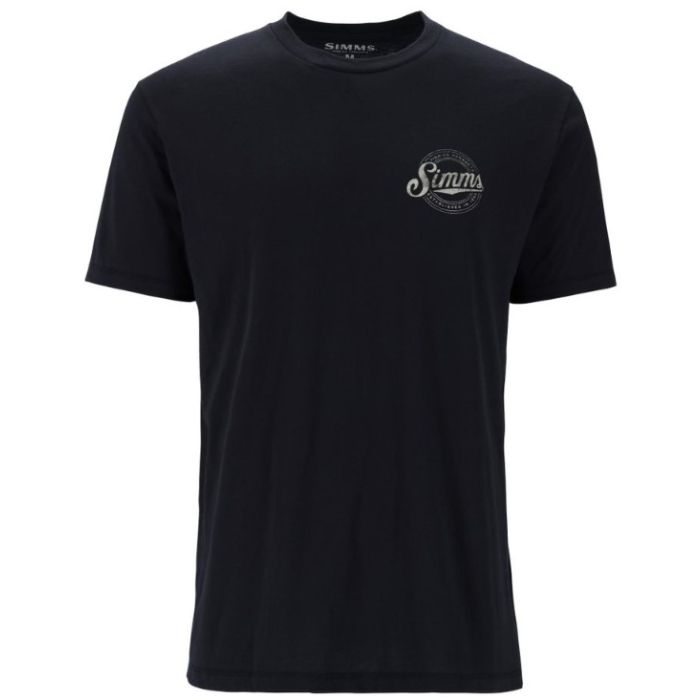 Simms Circle Lockup  -shirt Black