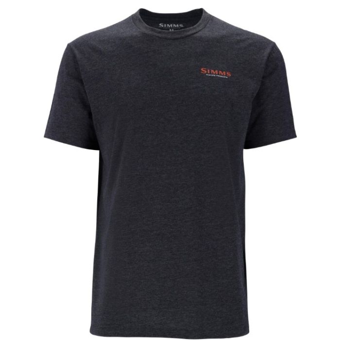 Simms Let It Fly  -shirt Charcoal Heather