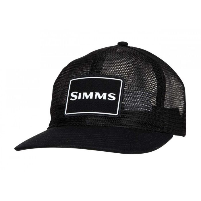 Simms Mesh All-over Trucker Black