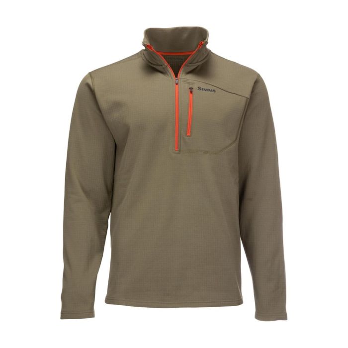 Simms Thermal     Zip Top Dark Stone