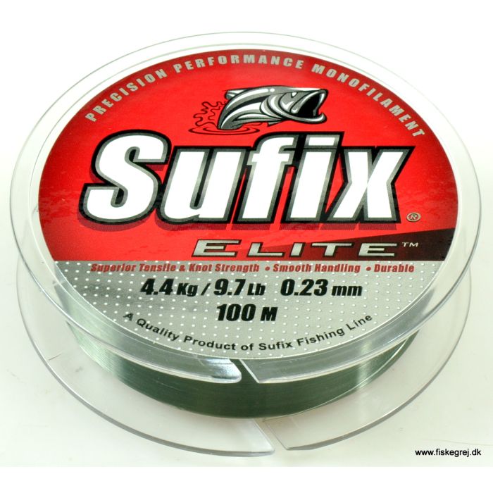 Sufix Elite 100m Lo Vis Green   23mm