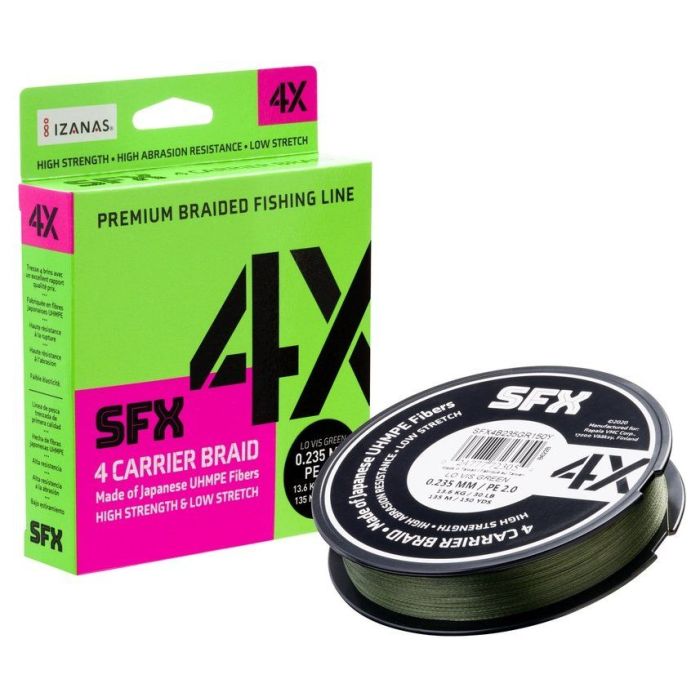 Sufix Sfx 4x Lo Vis Green 135m