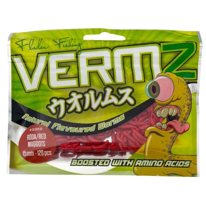 Vermz Maggot   5cm Natural Red