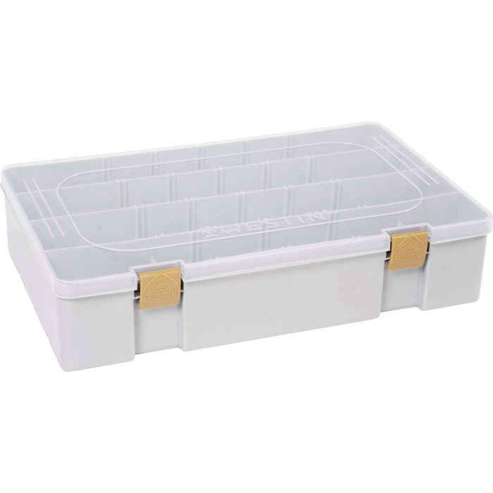 Westin W3 Tackle Box 36x22 5x8cm Grey Clear